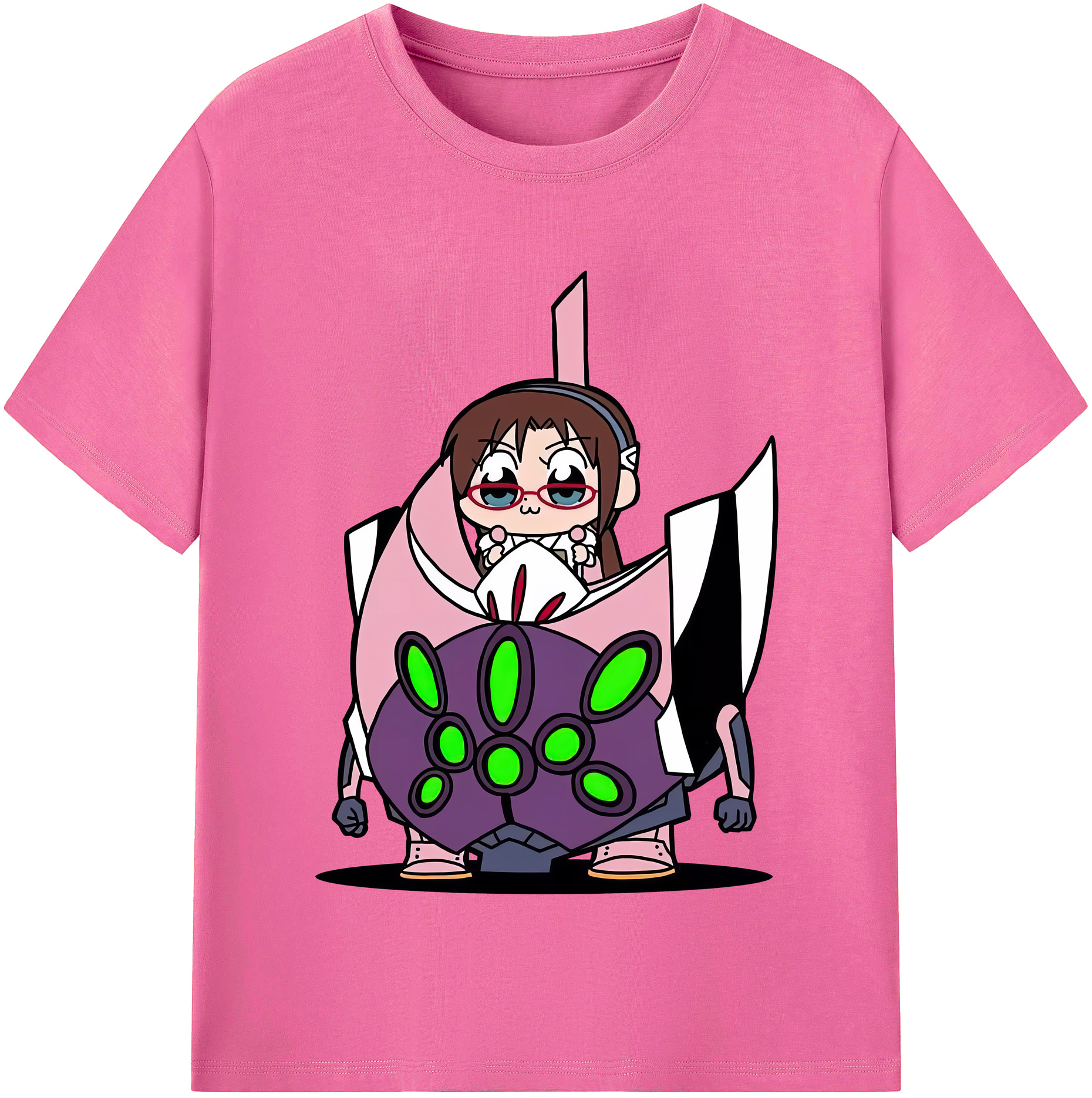 （画像用） EVA 新世紀エヴァンゲリオン レディースカジュアルプリントTシャツ（綿100％）